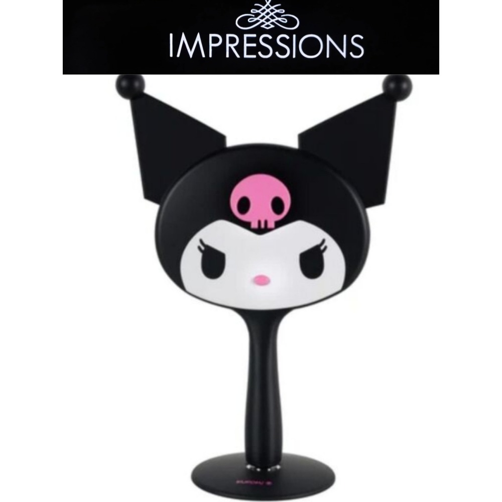 Impressions Kuromi LED Handheld Makeup Mirror